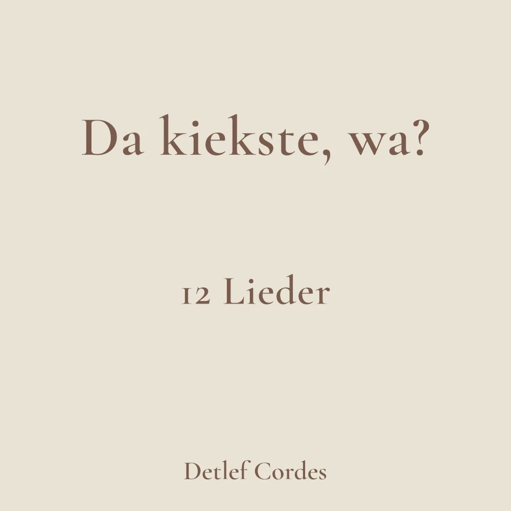 Albumcover Da kiekste, wa?
