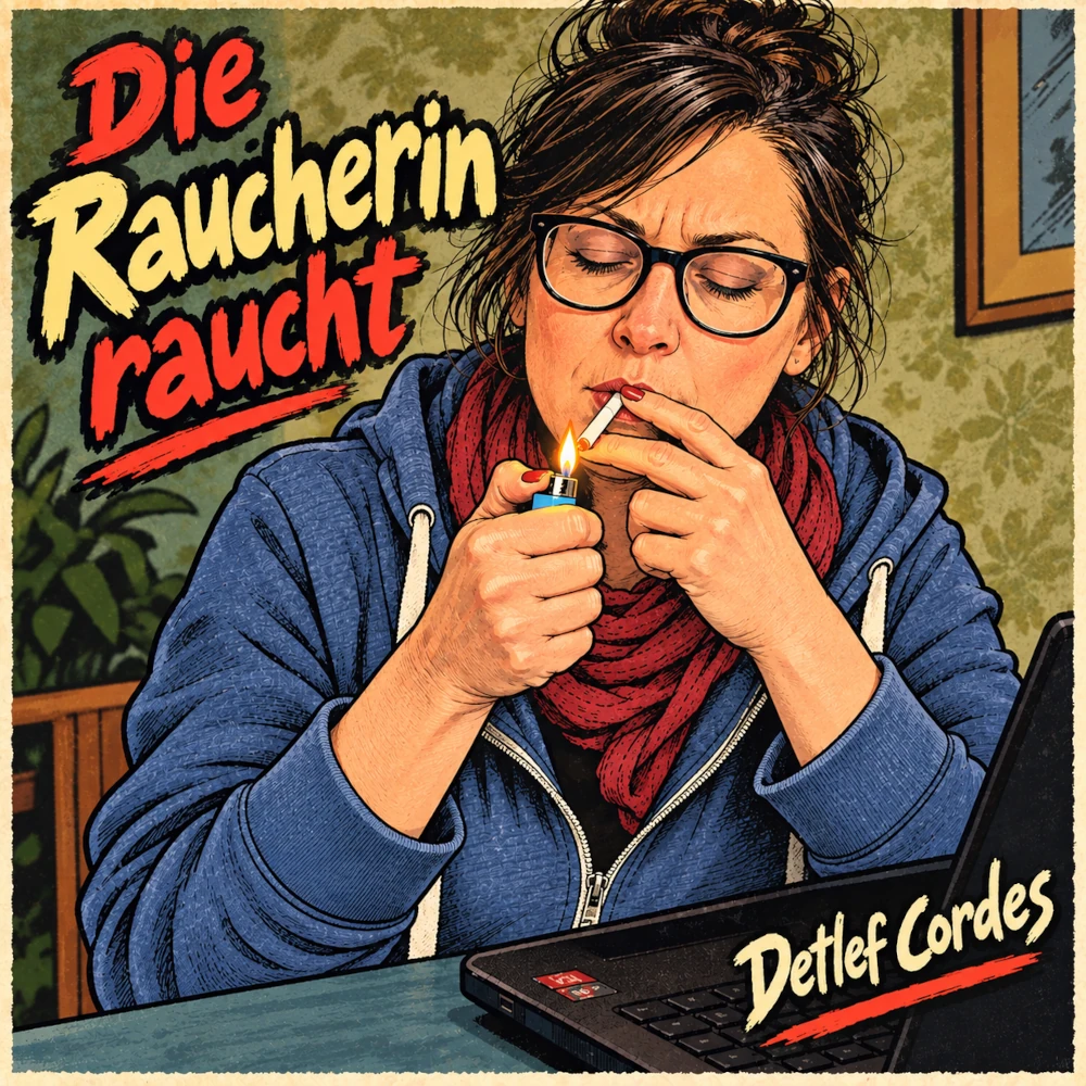 Artwork: Die Raucherin raucht